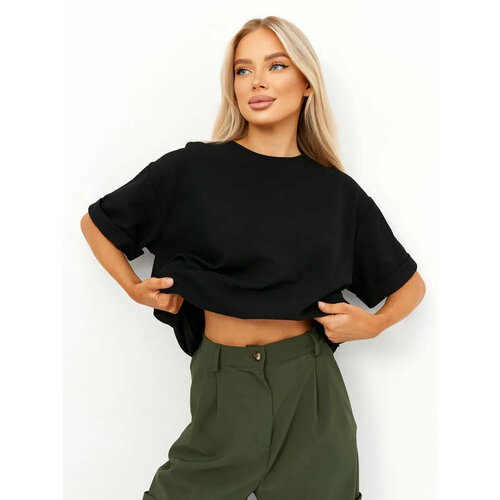 Футболка M&Z, размер 44/46, черный