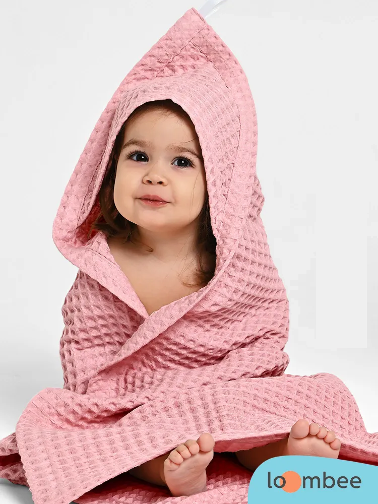 Детское полотенце для новорожденного с капюшоном для малыша/ Уголок для купания ребенка