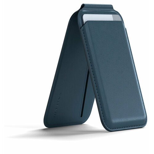 Подставка-картхолдер Satechi Magnetic Wallet Stand Blue ST-VLWN синий
