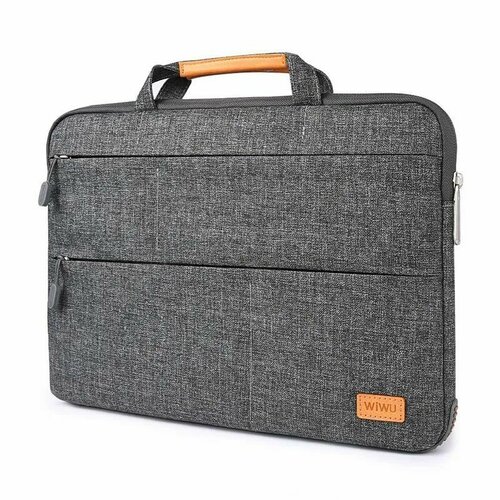 ручная сумка для ноутбука wiwu laptop stand bag 13 3 grey Сумка для ноутбука 15.4 Laptop Stand Bag Grey