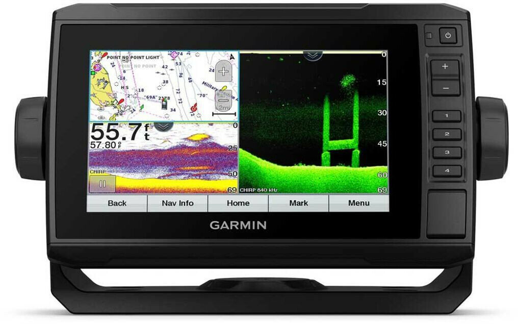 Garmin Echomap UHD2 72sv Картплоттер Эхолот с датчиком GT54UHD-TM Европа, русский язык