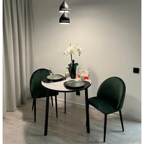 Стол кухонный, Стол обеденный. DESK 2. Круглый. Ø 77.5 см. 3 ножки.