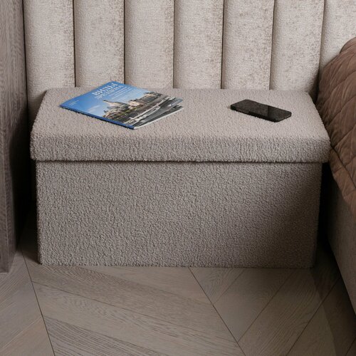 Складной пуфик с ящиком для хранения