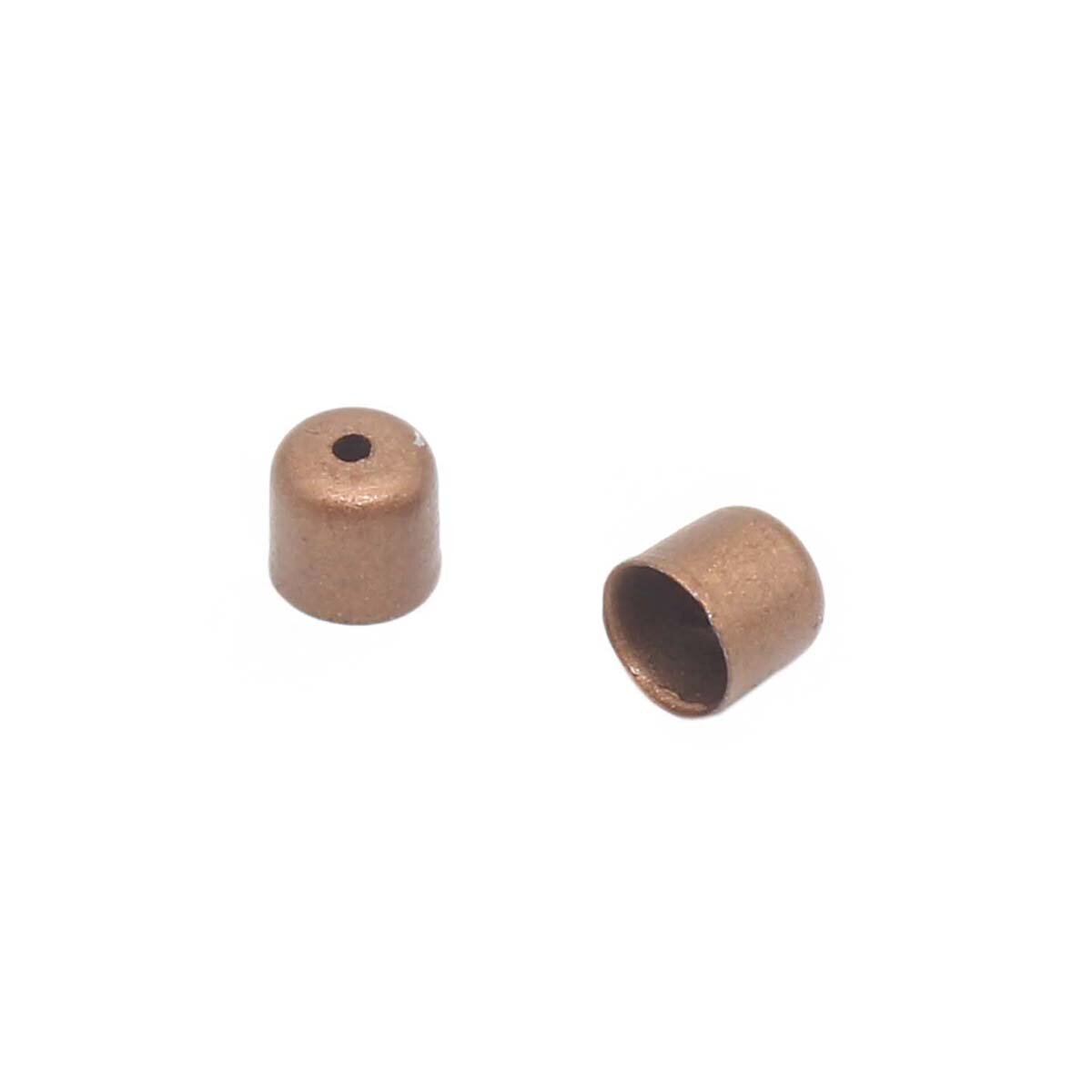 Шапочки для бусин декоративные Astra&Craft, FIN1235, 7*6 мм (медь), 30 шт