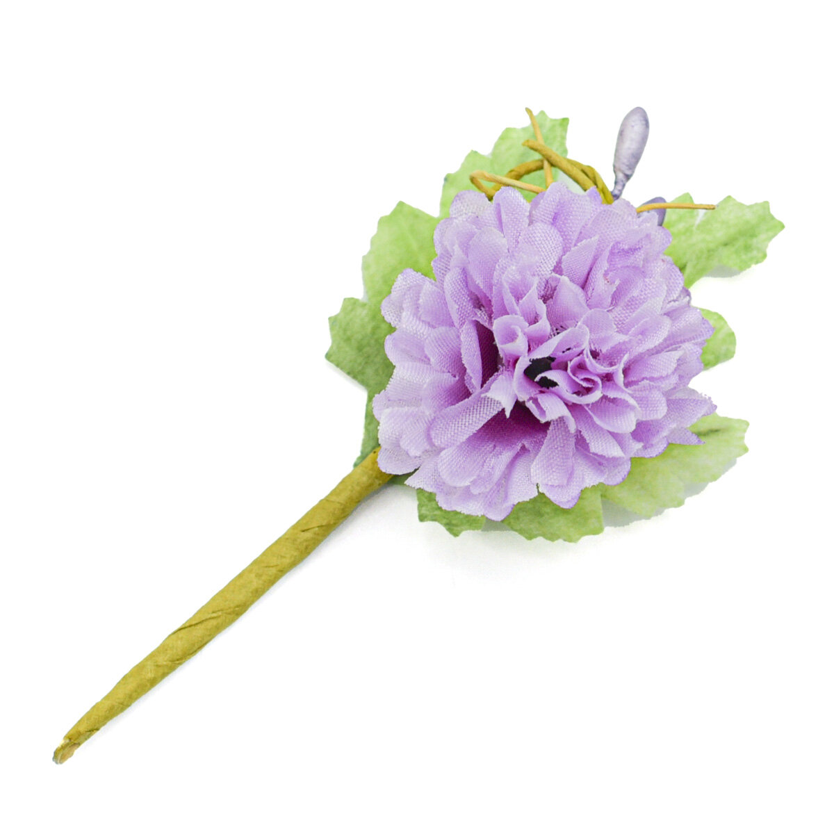 MH1-135 Декоративный букетик 'Хризантема' D4*25*H12см 1шт Astra&Craft (F24 светло-фиолетовый)