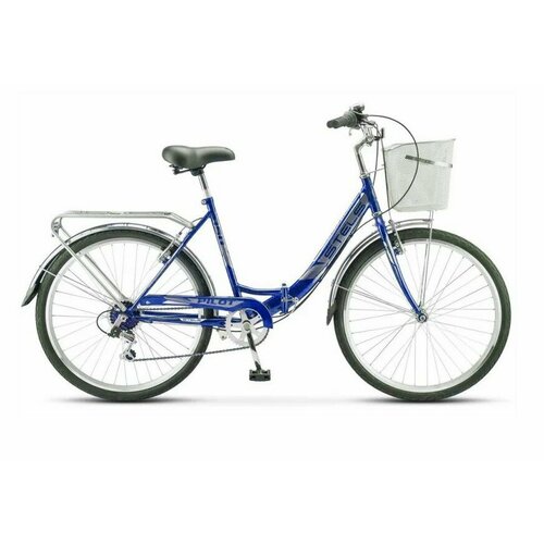 Велосипед Stels Pilot 850 V 26 Z010 2024 19 темныйсиний корзина требует финальной сборки 1444300₽