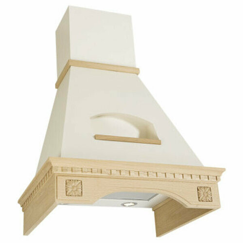 Каминная вытяжка Elikor Бельведер Флореале 60П-650-П3Д бежевыйдуб неокрашенный 3593000₽