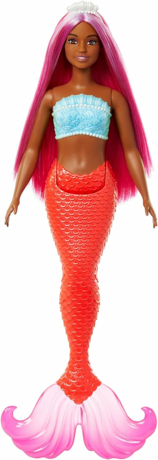 Кукла Барби Русалочка с розовыми волосами, Barbie Dreamtopia Mermaid Doll with Pink Hair