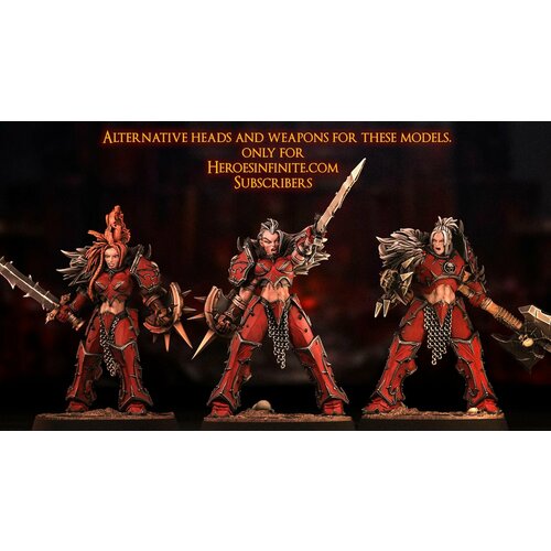 Миниатюра Chaos Khorne Blood Warriors Proxy v1