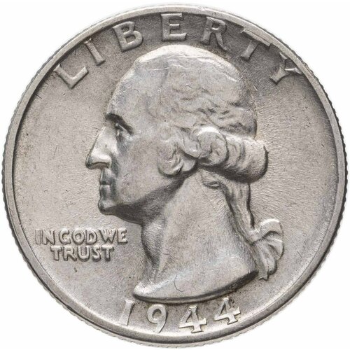 сша 50 центов 1 2 доллара half dollar 1946 букер талиафер вашингтон без отметки монетного двора США 25 центов (квотер, 1/4 доллара