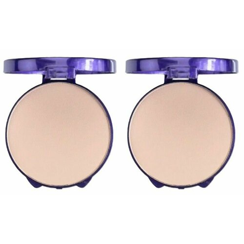 Alex Horse Пудра компактная Авина, с зеркалом, на рисовой основе, тон №02, 17 г, 2 шт