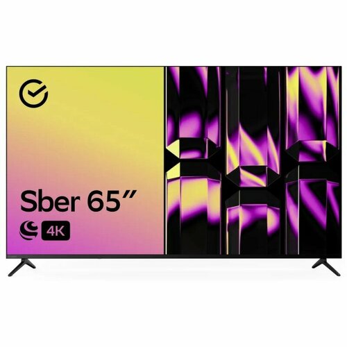 65 Телевизор Sber LED Ultra HD 4K UHD SDX-65U4124B 4934000₽