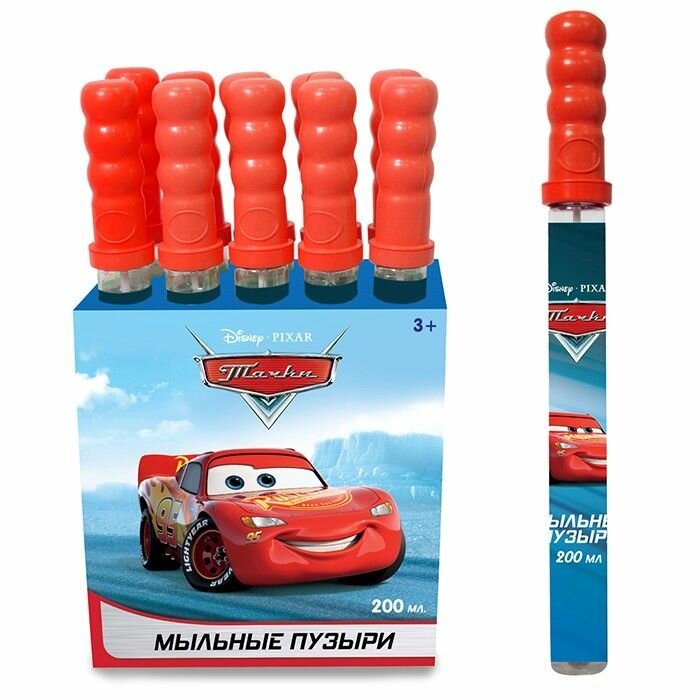 Мыльные пузыри Т22287 Тачки колба 200 мл 1toy