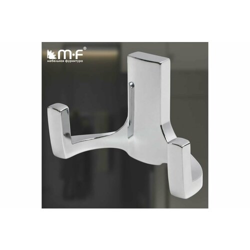 MF Крючок R17 2-х рожковый хром 10935v 780₽