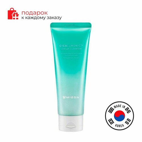 MIZON CICALURONIC LOW pH CLEANSER Пенка для умывания с экстрактом центеллы азиатской и гиалуроновой кислотой 30г