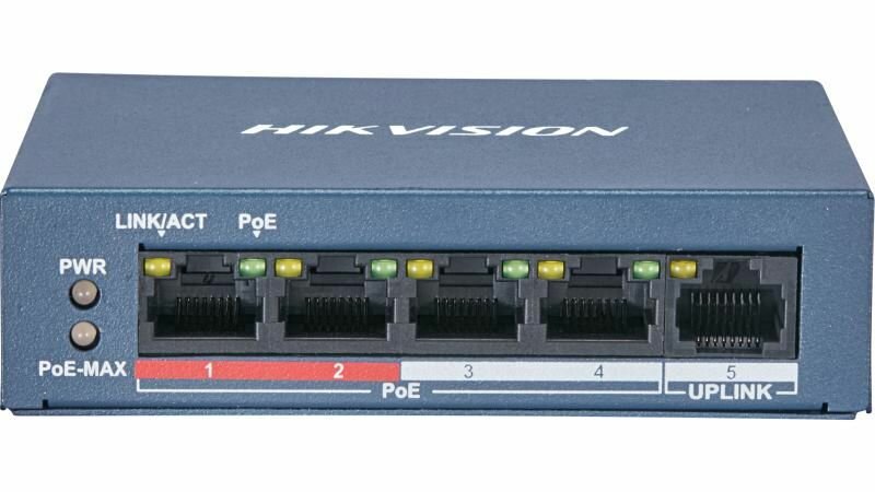 PoE-коммутатор Hikvision DS-3E0105P-E/M(B) Market