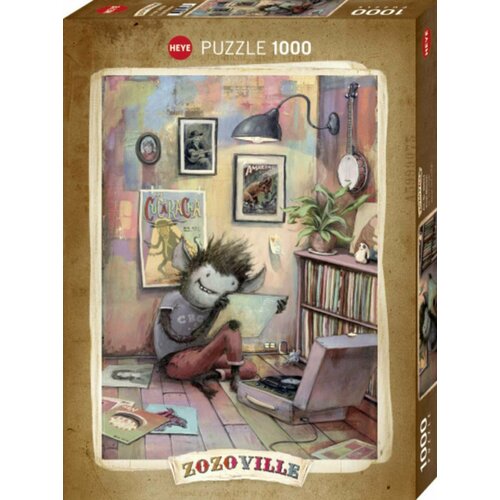 Пазл для взрослых Heye 1000 деталей: Виниловые монстры (Zozoville)