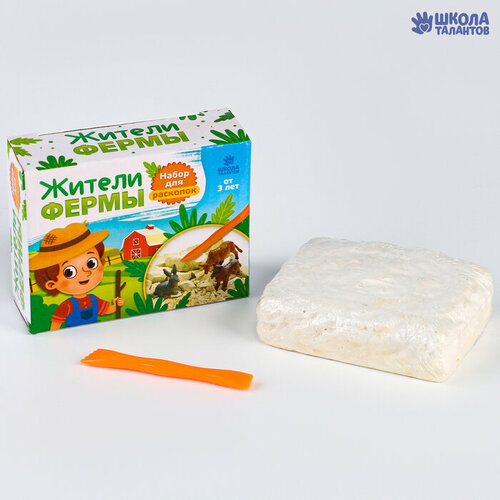 Набор археолога Животные фермы серия с фигуркой-игрушкой животных долото 411₽