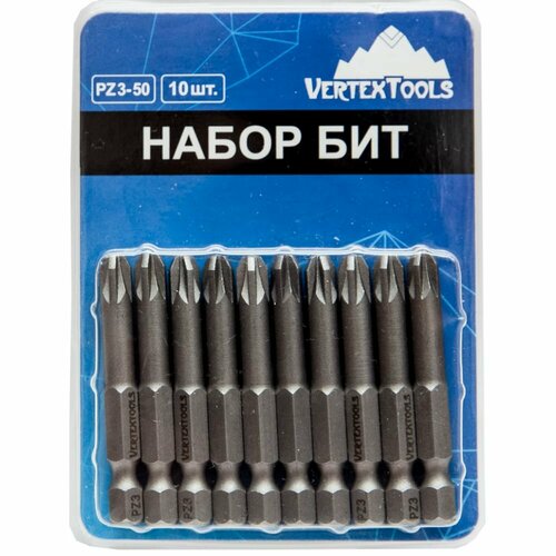 Набор бит vertextools БТ-PZ3-50 набор бит vertextools бт ph1 50