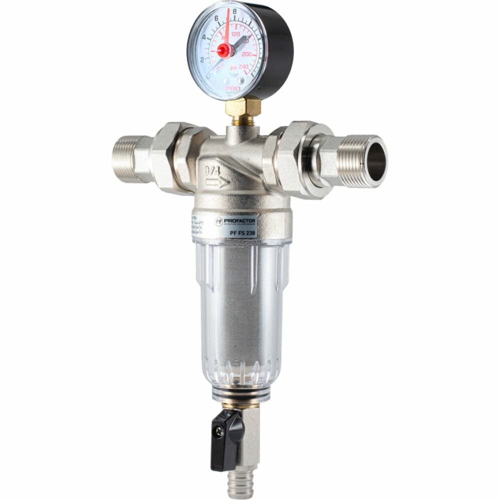 Промывной фильтр для холодной воды PROFACTOR PF FS 238.20G
