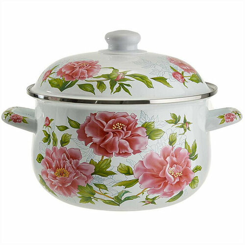 Кастрюля эмалированная 3,6 л. MetaLLoni EM-1503 