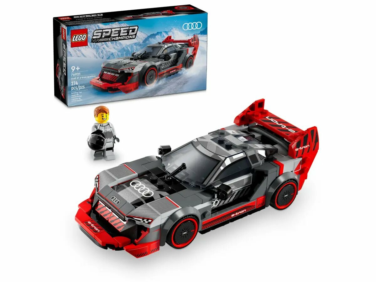 Конструктор LEGO Speed Champions 76921 Гоночный автомобиль Audi S1 ​​e-tron quattro