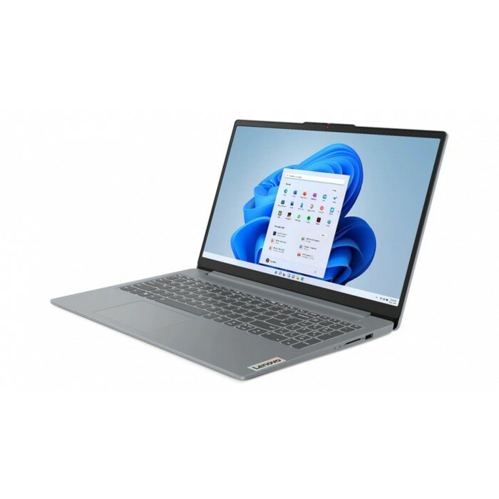 Ноутбук Lenovo IdeaPad 3 Slim 15IAN8,15.6", Intel N100,8 Гб, SSD 128 Гб, Intel UHD, серый