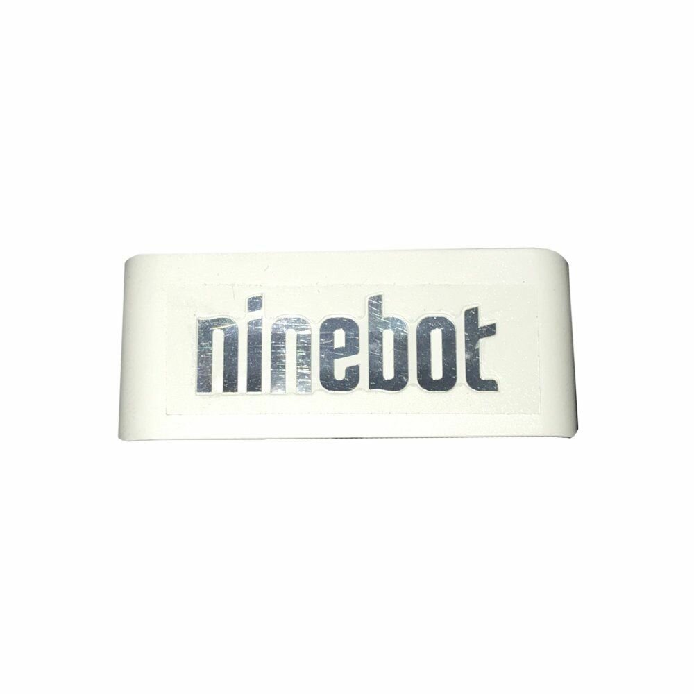 Пластиковая накладка с логотипом для Ninebot MiniPRO (белая)