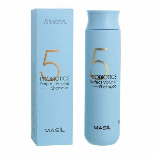 MASIL 5 PROBIOTICS PERFECT VOLUME SHAMPOO Шампунь для увеличения объема волос с пробиотиками 300мл masil 5 probiotics perfect volume shampoo шампунь для увеличения объема волос с пробиотиками 8мл 3