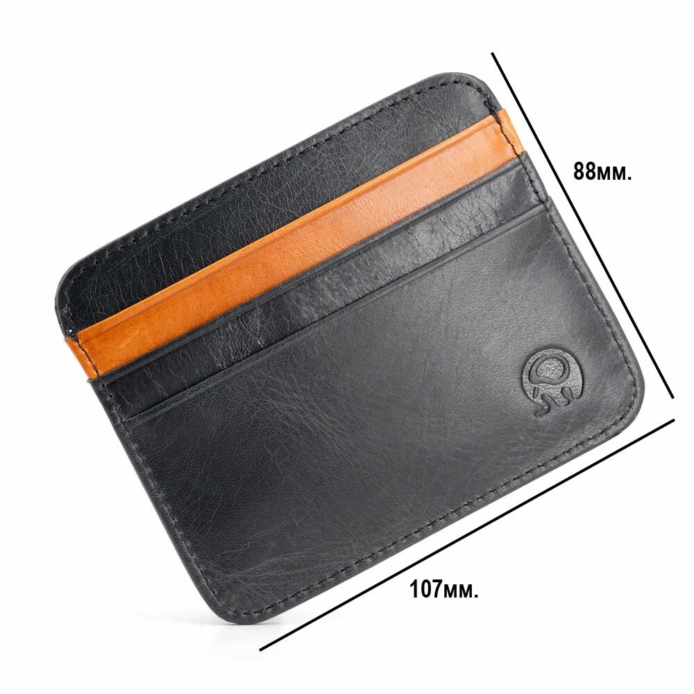 Визитница , лазурный — фото 1