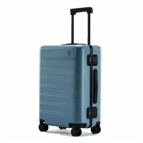 фото Чемодан ninetygo manhattan frame luggage, 66 л, размер 24", синий
