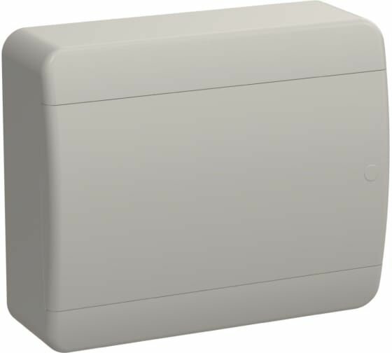 фото Корпус пластиковый 12 модулей навесной ЩРН-П-12 IP41 белая дверь TEKFOR IEK