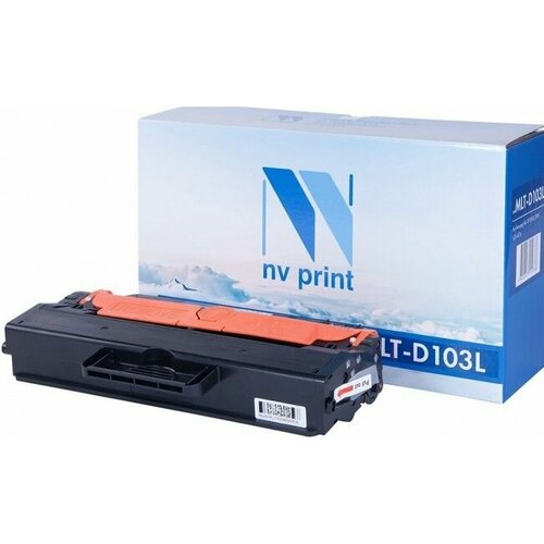 Лазерный картридж NV Print MLT-D103L черный ресурс 2 500 страниц картридж asta mlt d103l чёрный для лазерного принтера совместимый