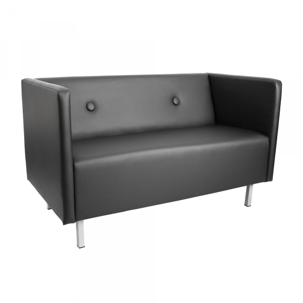 фото Диван офисный Скайнет кресло модуль А, искусственная кожа, черный Ecotex 3001