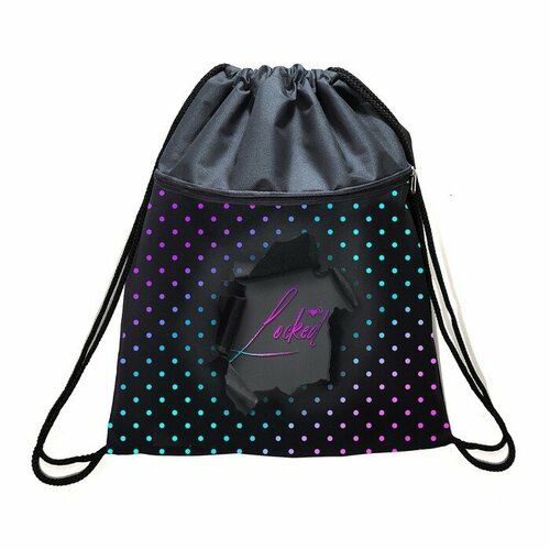 Мешок для обуви с карманом 480 х 390 мм Stavia плотность 600D с водоотталкивающей ПУ-пропиткой Горошек 1153₽