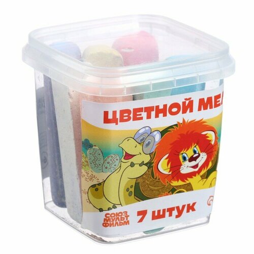 Союзмультфильм Набор цветных мелков Львёнок и Черепаха 7 цветов 1540₽