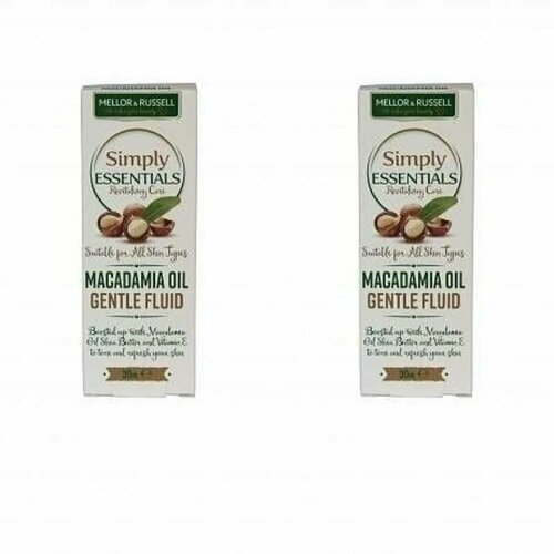 mellor Mellor & Russell Нежный флюид для лица Macadamia Oil с маслом макадамии, 30 мл, 2 шт