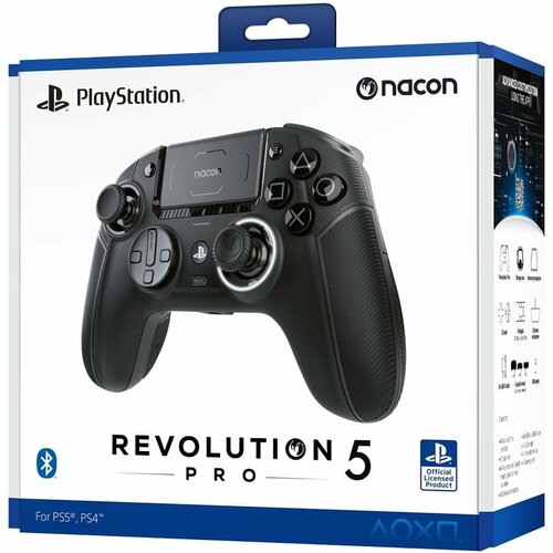 ps5 игра nacon steelrising Беспроводной геймпад Nacon Revolution 5 Pro Black PS5