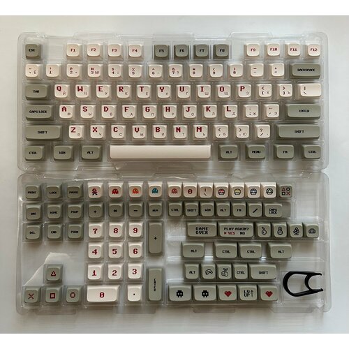 Кейкапы для механической клавиатуры 143 шт. PBT XDA