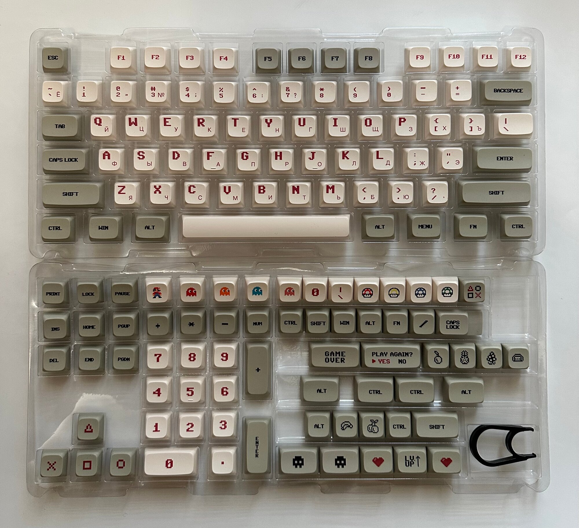 Кейкапы для механической клавиатуры 143 шт. PBT XDA