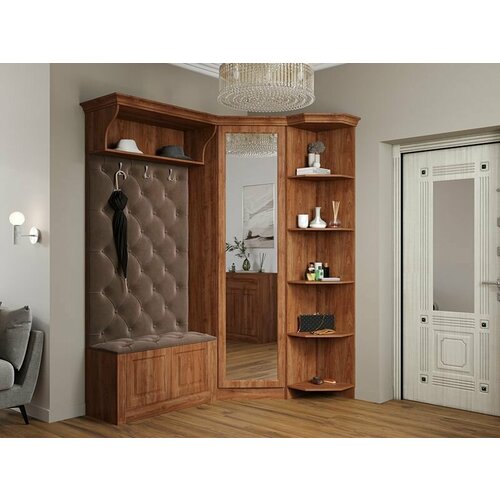 Прихожая в коридор угловая Классика 3 160120х220х40 117043₽