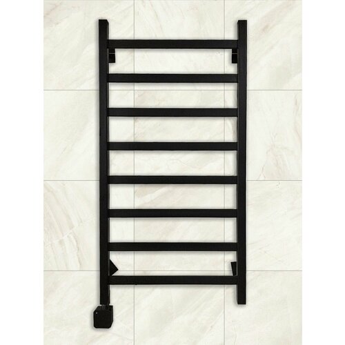 Полотенцесушитель Экспи Квадро 500x800 c сенсорным ТЭНом RAL 9005 левый 19917₽