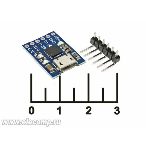 конвертор usb ttl cp2102 Радиоконструктор преобразователь micro USB/TTL CP2102 5V/3.3V