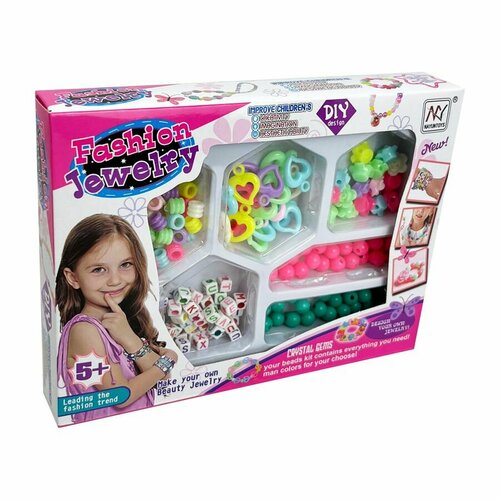 Набор для создания украшений DIY Бусы и браслеты 450₽