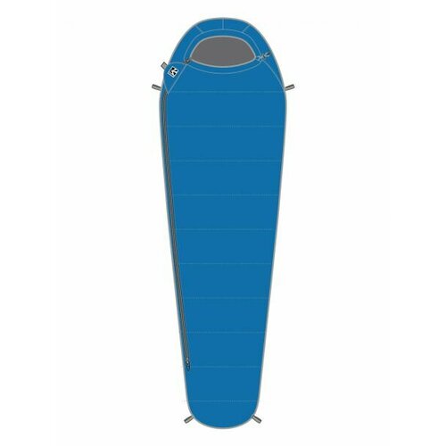 Спальный мешок пух BASK PAMIRS V2 700 S RIGHT синийсерый 49790₽