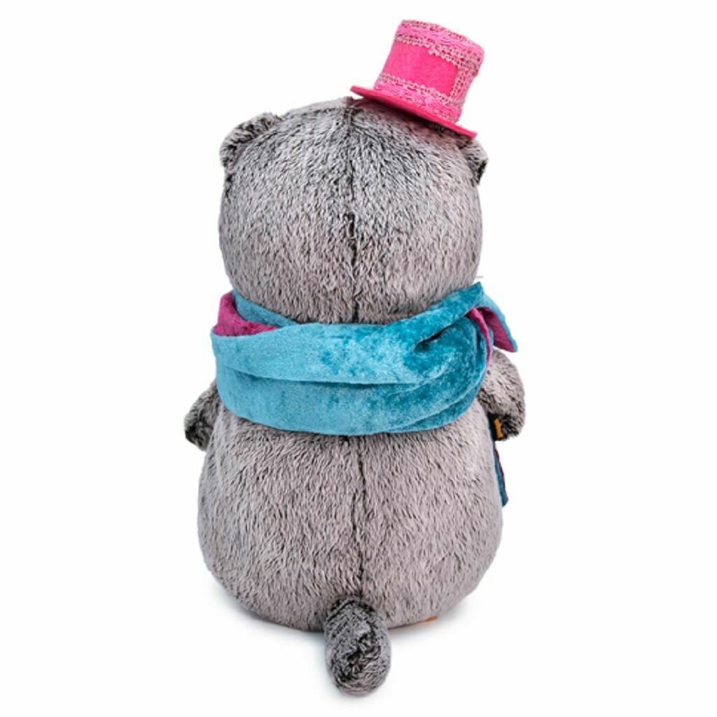 Budi Basa Мягкая игрушка Кот Басик в бархатном кашне, 30 см - фото №7
