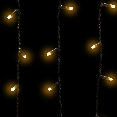 Гирлянда светодиодная Айсикл(бахрома) 176, 4.8х0.6м, 230В, тепл БЕЛ 255-156
