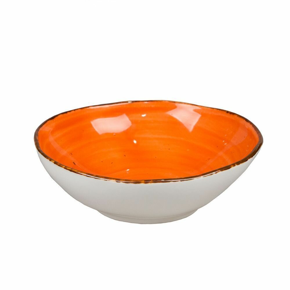 Салатник фарфоровый "Fusion" "Orange Sky" d-16,5см