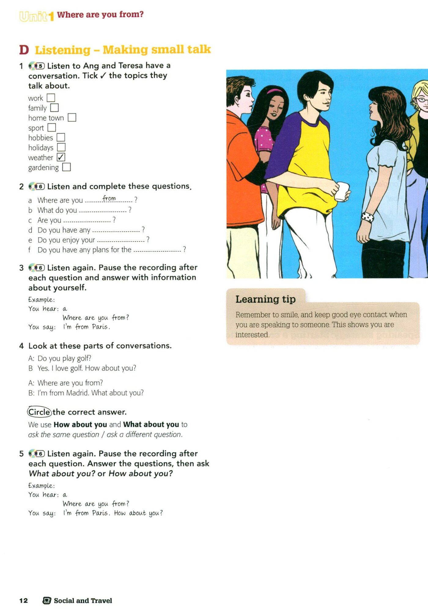 Cambridge English Skills. Real Listening and Speaking 1 with Answers and Audio CD - фото №7
