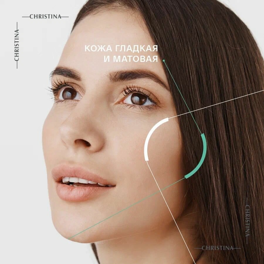 Кремы Для Лица Christina Увлажняющий крем для лица с витаминами A, E. Эластин, коллаген, плацентарный фермент 60 мл.